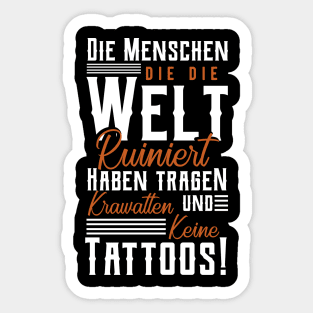 Tattoo Saying In German Word - v8 Sticker